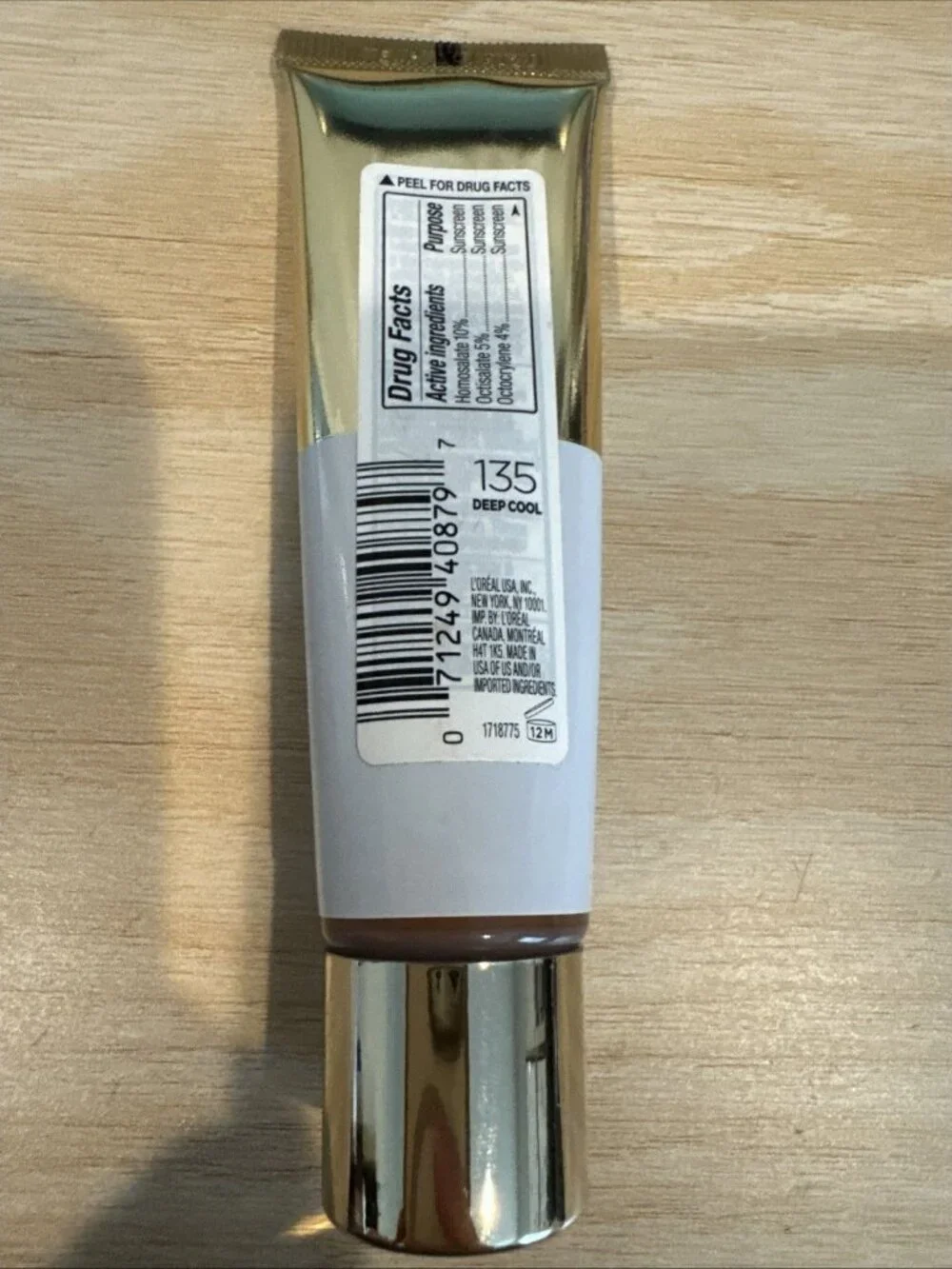 Loreal Age Perfect Radiant Serum Foundation 135 Deep Cool SPF 50